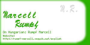marcell rumpf business card